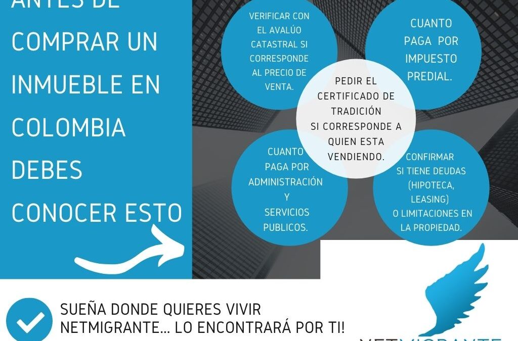 INFORMACION IMPORTANTE ANTES DE COMPRAR PROPIEDADES EN COLOMBIA
